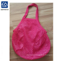 Cotton fruit mesh bag , cotton shopping mesh bag with lining
